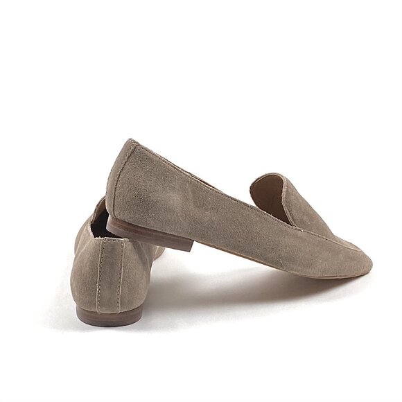 Dolce Vita Taupe Suede Leather Flat, 8 - Picture 3 of 5